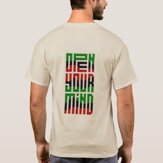 視野を広げる | バックプリントTシャツ Tシャツ (裏面)