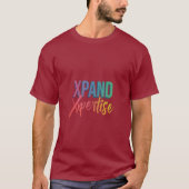 視野を広げる: Xpand専門知識 Tシャツ (正面)