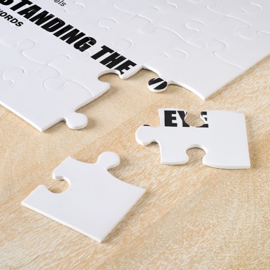 視野を連結することは目を理解し始めます ジグソーパズル (側面)