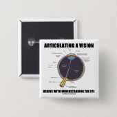 視野を連結することは目を理解し始めます 缶バッジ (正面&裏面)