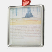 視野 メタルオーナメント (左)