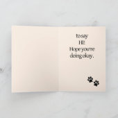 覗き猫デザイングリーティングカード シーズンカード (内部)