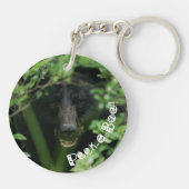 覗き見るクマ キーホルダー (裏面)