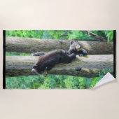 覗き見る ビーチタオル (正面)