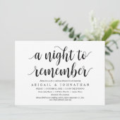 覚えていてほしい夜、結婚式のリハーサルディナー 招待状 (スタンド正面)