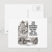 覚えていないとワンダーランドで処刑する ポストカード (正面/裏面)