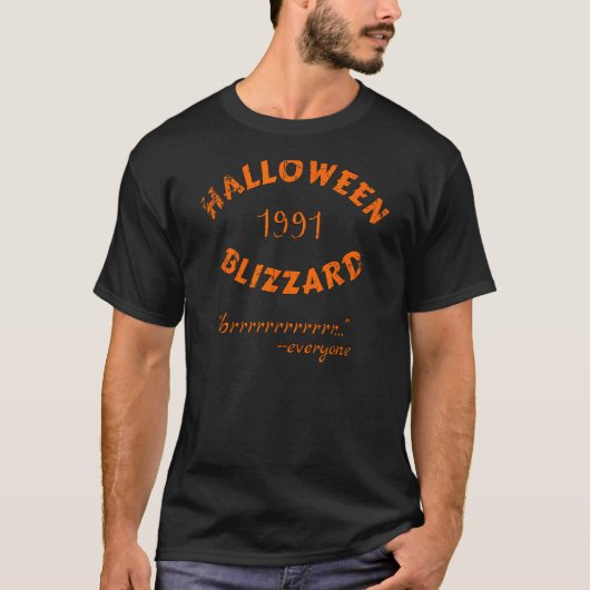 覚えている人のためのハロウィーンBlizzard 1991ティー Tシャツ (正面)
