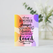 覚えておいてお前は強い シーズンポストカード (スタンド正面)