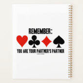 覚えておいて:パートナーのパートナー・ブリッジ プランナー手帳 (裏面)