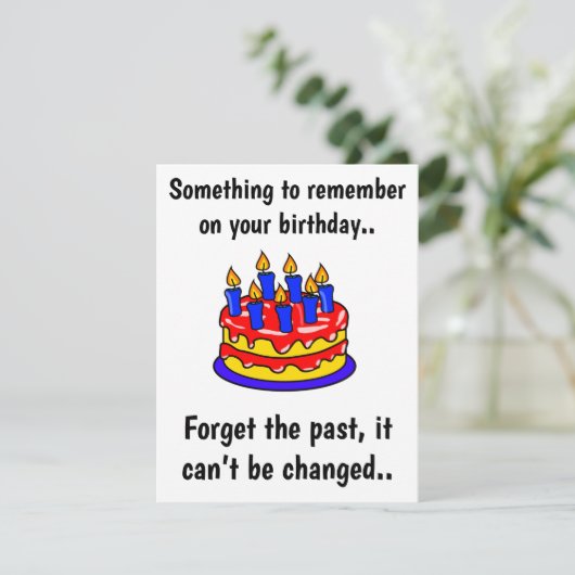 覚えておくべきことおもしろい、誕生日カード (スタンド正面)