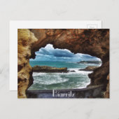 "覚えておくべきビュー" – ビアリッツ ポストカード (正面/裏面)