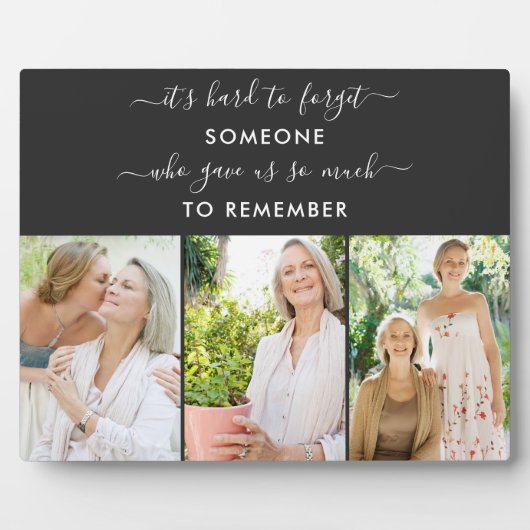 覚えておくべき人フォトブラック記念 フォトプラーク (正面)