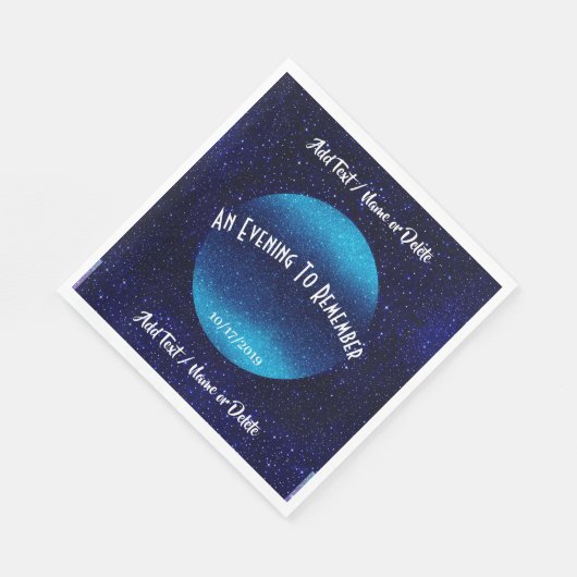 覚えておくべき夕べ スタンダードランチョンナプキン (角)