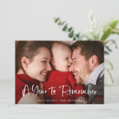 覚えておくべき年 |写真付き手書きスクリプト シーズンカード (スタンド正面)