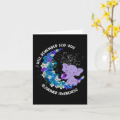 覚えておくよアルツハイマー認識度ゾウ カード (黄色い花)