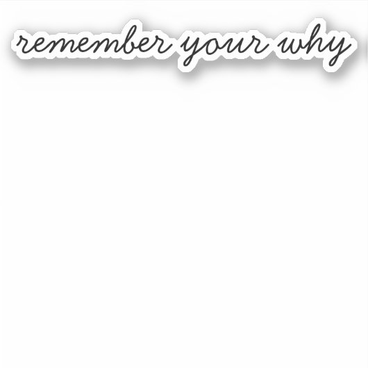 覚えておけ前向き引用文やる気を起こさせる シール (正面)