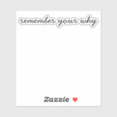 覚えておけ前向き引用文やる気を起こさせる シール (シート)