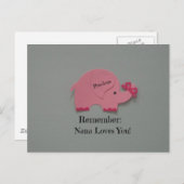 覚えておけ:ナナはあなたを愛している! ポストカード (正面/裏面)