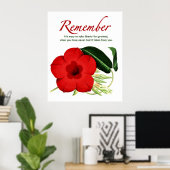 覚えておけ。自由を当たり前と考えるのは簡単である… ポスター (ホームオフィス)