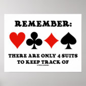 覚えておけ：追跡するスーツは4つだ保け ポスター (正面)