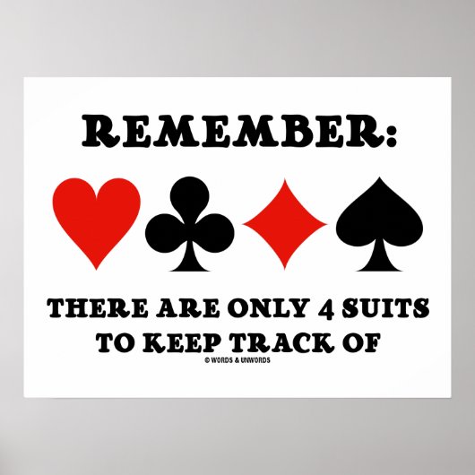 覚えておけ:追跡するスーツは4つだ保け ポスター (正面)