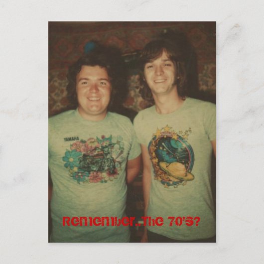 覚えてる…70年代? ポストカード (正面)
