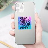 覚えてろ!スクエアステッカー シール (スマートフォン)