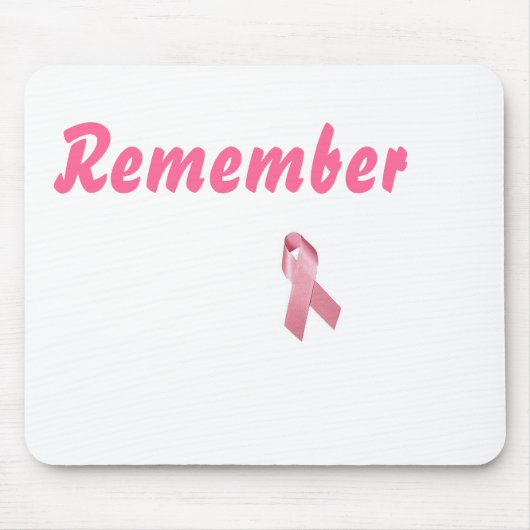 覚えて下さい マウスパッド (正面)