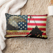 覚えて下さい… 落ちたなしかし忘れられなかった記念物 ランバークッション (ブランケット)