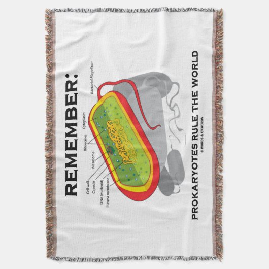 覚えて下さい: Prokaryotesは世界の微生物学を支配します スローブランケット (正面縦)