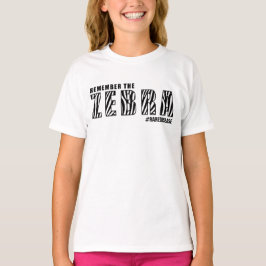 覚えて下さいZEBRA/RAREの病気(任意カスタム)を Tシャツ