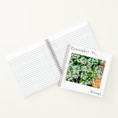 覚えて開花小さな白い花ノート ノートブック (内部)