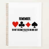 覚えて：一つのスーツの橋に固定されない プランナー手帳 (正面)