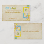 覚えられている50年代 名刺 (正面/裏面)