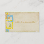 覚えられている50年代 名刺 (裏面)