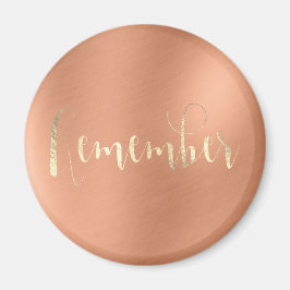 覚えイベントウィークリープランナーチャンペーンカッパー マグネット