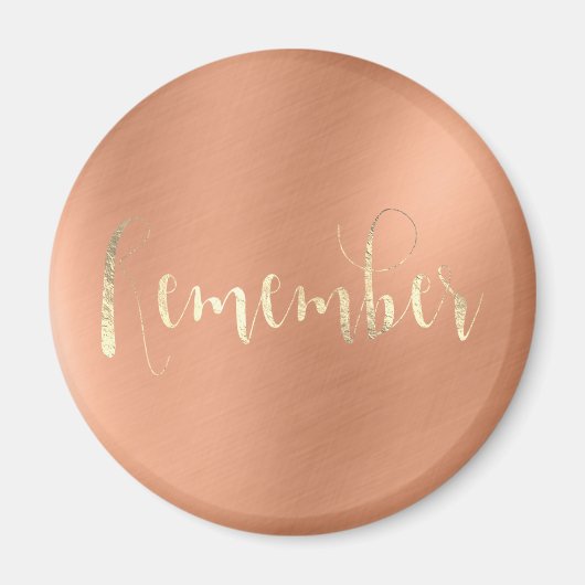 覚えイベントウィークリープランナーチャンペーンカッパー マグネット (正面)