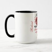 覚パーソナライズされた覚・死別・配偶者 マグカップ (左)