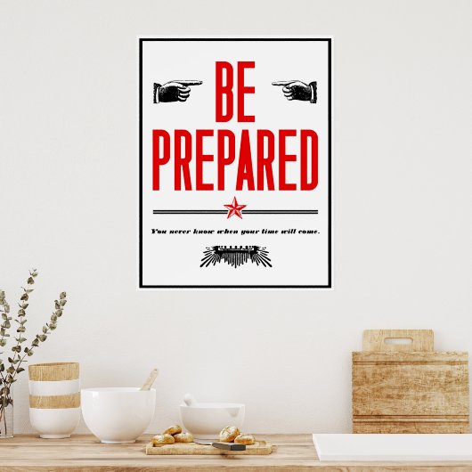 覚悟しろ。 ポスター (キッチン)