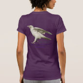 覚悟違うしろ！レアホワイトRavenの写真 Tシャツ (裏面)