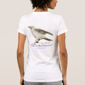 覚悟違うしろ!レアホワイトRavenの写真 Tシャツ (裏面)