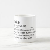 覚醒おもしろい定義マグ コーヒーマグカップ (中央)
