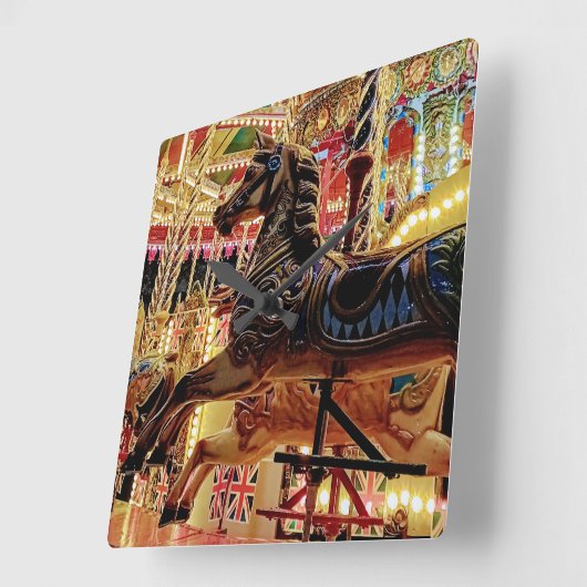 覚醒 スクエア壁時計 (傾斜)