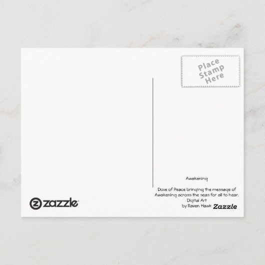 覚醒 ポストカード (裏面)