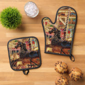 覚醒 鍋つかみ&鍋敷きセット (トップダウン)