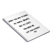 親おもしろいノートブック ノートブック (右側)