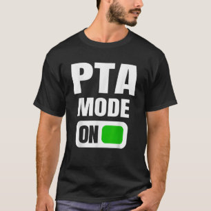 親おもしろい先生関連付けのPTAモードのオン Tシャツ