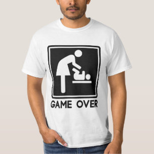 親お母さんのための新生児上のゲーム Tシャツ