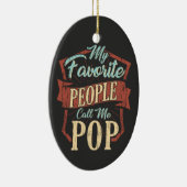 親お気に入りの父の日とポップ・アートの称す セラミックオーナメント (右)