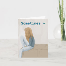 親から子へ – 申し訳ないカード カード